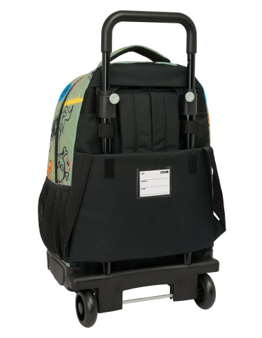 MOCHILA GDE. C/RUEDAS COMPACT EXTRAIBLE SAFTA GRAFFITI "ZONE"