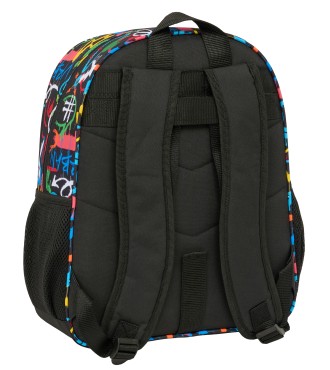 MOCHILA JUNIOR ADAPT.CARRO SAFTA GRAFFITI "COLORS" 2