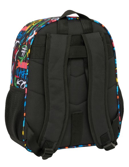 MOCHILA JUNIOR ADAPT.CARRO SAFTA GRAFFITI "COLORS"