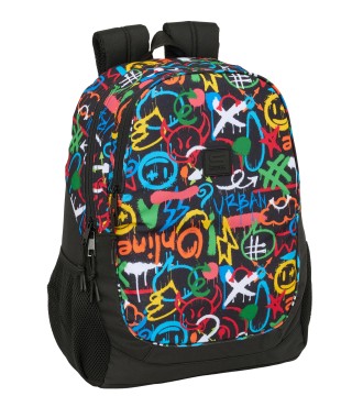 MOCHILA ADAPT.CARRO SAFTA GRAFFITI "COLORS"
