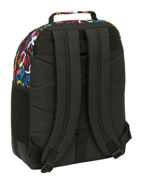 MOCHILA DOBLE ADAPT.CARRO SAFTA GRAFFITI "COLORS"