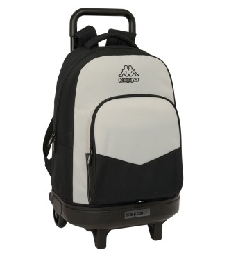 MOCHILA GDE. C/RUEDAS COMPACT EXTRAIBLE KAPPA "GREY"