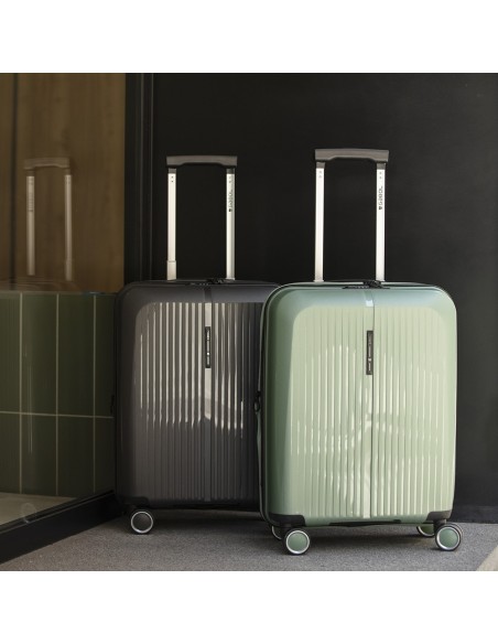 Maleta Trolley Cabina Gabol Brooklyn Gris Maletas Cabina ...