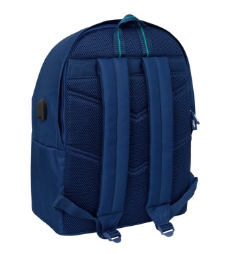 MOCHILA DOBLE PARA PORTATIL 15,6"+USB KAPPA "MARINO" 2