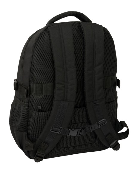 MOCHILA CROSS DOBLE SAFTA NEGRO