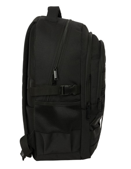 MOCHILA CROSS DOBLE SAFTA NEGRO