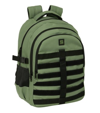 MOCHILA CROSS DOBLE SAFTA VERDE
