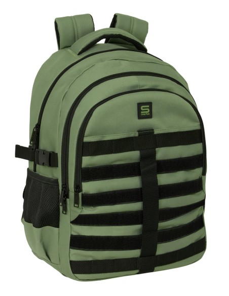 MOCHILA CROSS DOBLE SAFTA VERDE