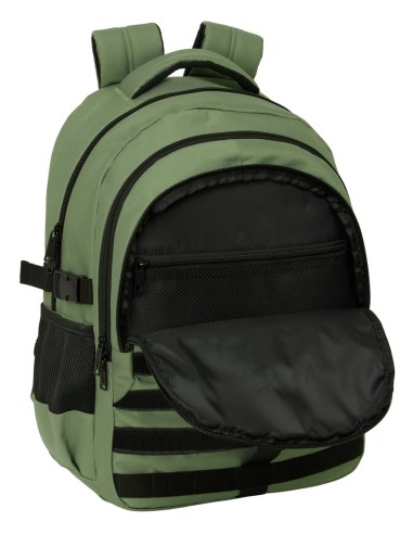 MOCHILA CROSS DOBLE SAFTA VERDE