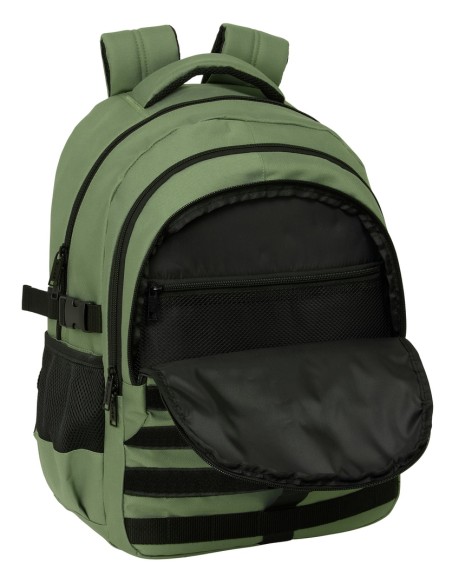 MOCHILA CROSS DOBLE SAFTA VERDE