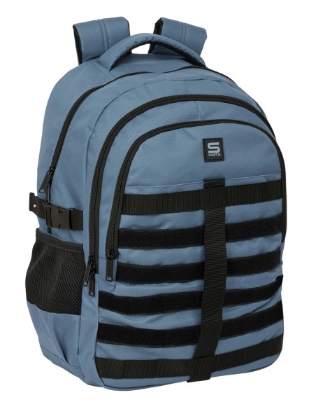 MOCHILA CROSS DOBLE SAFTA GRAFITO