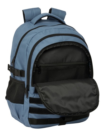 MOCHILA CROSS DOBLE SAFTA GRAFITO