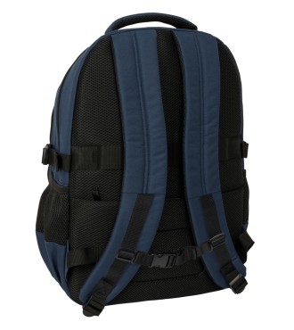 MOCHILA CROSS DOBLE SAFTA AZUL 2