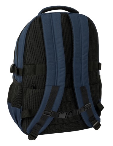 MOCHILA CROSS DOBLE SAFTA AZUL