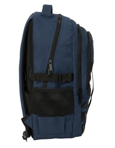 MOCHILA CROSS DOBLE SAFTA AZUL