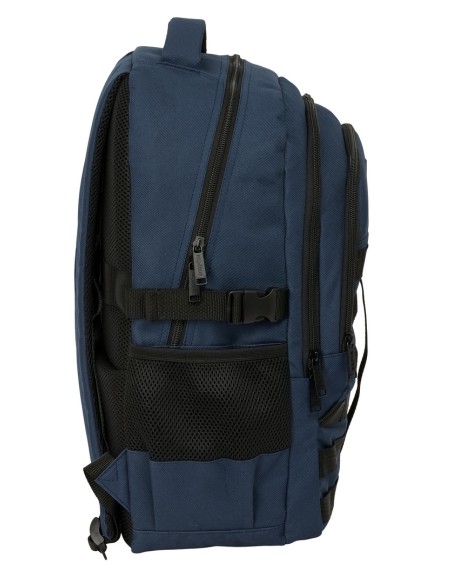 MOCHILA CROSS DOBLE SAFTA AZUL
