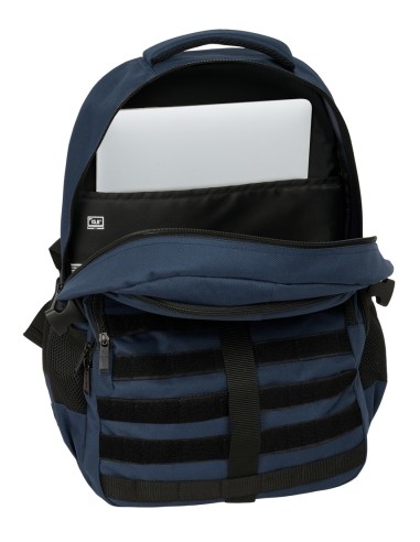 MOCHILA CROSS DOBLE SAFTA AZUL