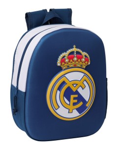 MOCHILA 3D REAL MADRID 3D Mochilas Guardería | Fraber