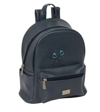 MINI MOCHILA TEEN STITCH "GRAY"