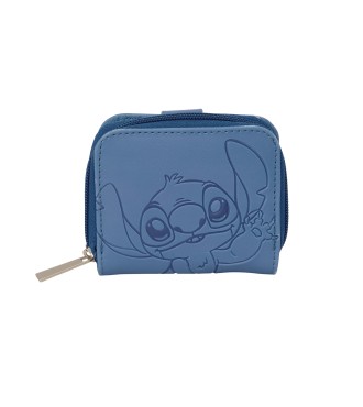 MONEDERO BILLETERA STITCH "BLUE"