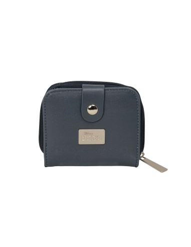 MONEDERO BILLETERA STITCH "GRAY"
