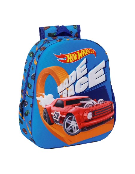 MOCHILA 3D HOT WHEELS Mochilas Guardería | Fraber