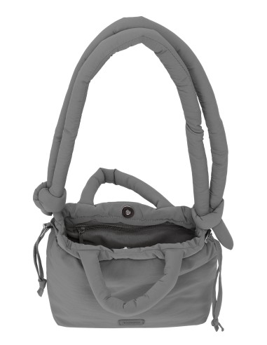 BOLSO MOOS CAPSULA ACOLCHADO "GREY"