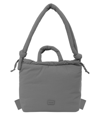 BOLSO MOCHILA MOOS CAPSULA ACOLCHADO "GREY"