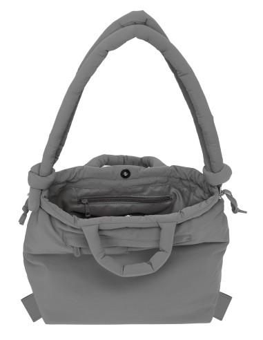 BOLSO MOCHILA MOOS CAPSULA ACOLCHADO "GREY"