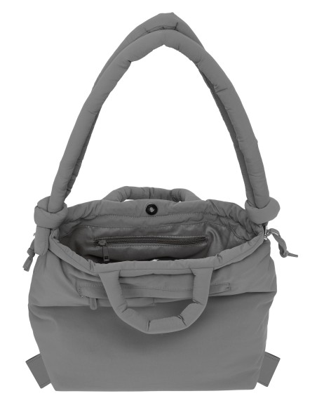BOLSO MOCHILA MOOS CAPSULA ACOLCHADO "GREY"