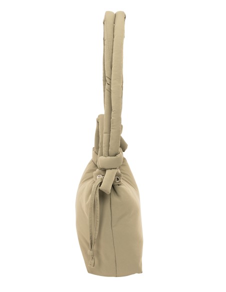 BOLSO MOOS CAPSULA ACOLCHADO "BEIGE"