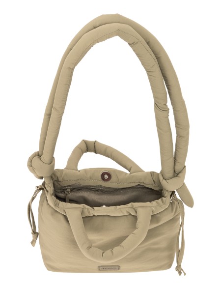 BOLSO MOOS CAPSULA ACOLCHADO "BEIGE"