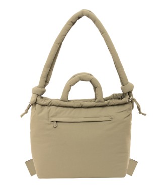 BOLSO MOCHILA MOOS CAPSULA ACOLCHADO "BEIGE" 2