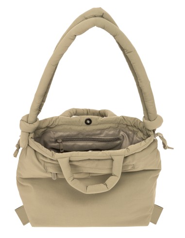 BOLSO MOCHILA MOOS CAPSULA ACOLCHADO "BEIGE"