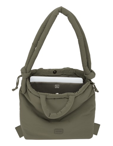 BOLSO MOCHILA MOOS CAPSULA ACOLCHADO "VERDE"