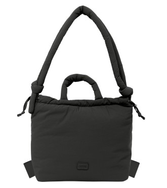 BOLSO MOCHILA MOOS CAPSULA ACOLCHADO "NEGRO"