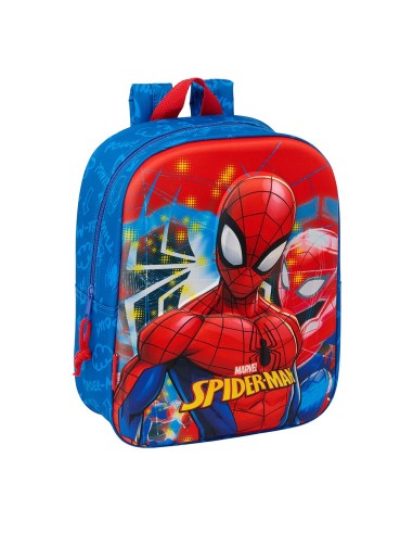MOCHILA GUARDERIA 3D BOLSILLO RED SPIDER-MAN Nuevos Produ...