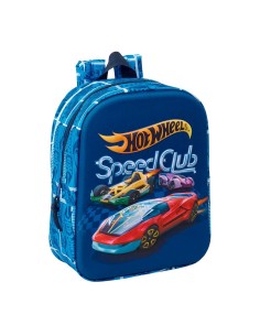MOCHILA GUARDERIA 3D HOT WHEELS