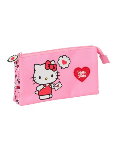 PORTATODO TRIPLE HELLO KITTY Portatodo Estuche | Fraber