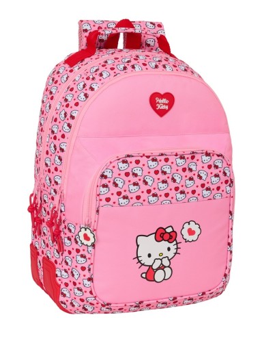 MOCHILA DOBLE ADAPT.CARRO HELLO KITTY Mochilas Escolares ...