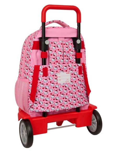 MOCHILA GDE. C/RUEDAS COMPACT EVOL. EXT. HELLO KITTY Moch...