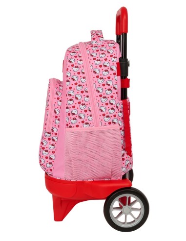 MOCHILA GDE. C/RUEDAS COMPACT EVOL. EXT. HELLO KITTY Moch...