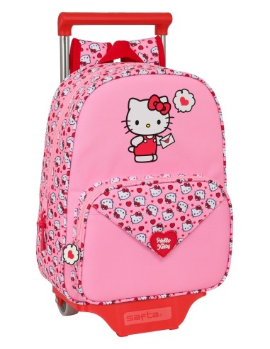 MOCH 185+CARRO 705 HELLO KITTY Mochilas con ruedas | Fraber