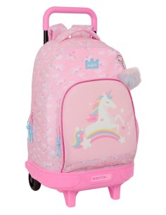 MOCHILA GDE. C/RUEDAS COMPACT EXTRAIBLE GLOWLAB KIDS Moch...