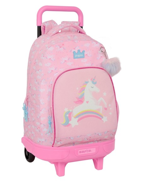 MOCHILA GDE. C/RUEDAS COMPACT EXTRAIBLE GLOWLAB KIDS Moch...