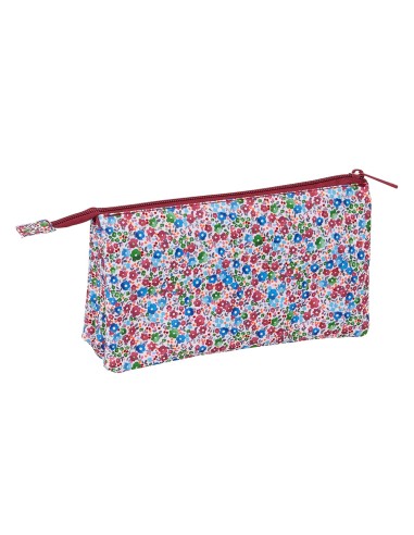 PORTA LÁPICES "FLORES COIMBRA BURDEOS"