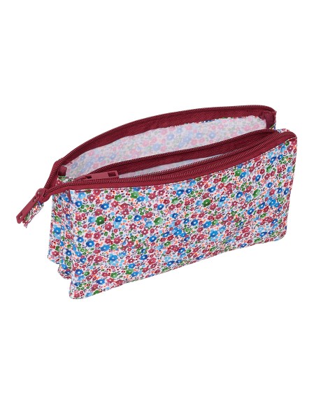 PORTA LÁPICES "FLORES COIMBRA BURDEOS"