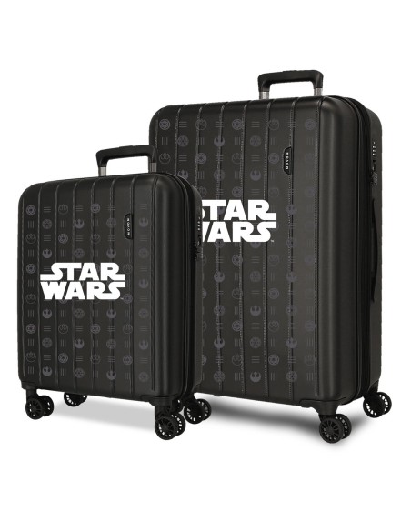 3498941 SET/2 TROLLEY ABS 55-65CM.4R.C/EXP. STAR WARS BLACK