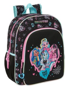 MOCHILA JUNIOR ADAPT.CARRO MONSTER HIGH Mochilas Escolare...