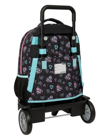MOCHILA GDE. C/RUEDAS COMPACT EVOL. EXT. MONSTER HIGH Moc...